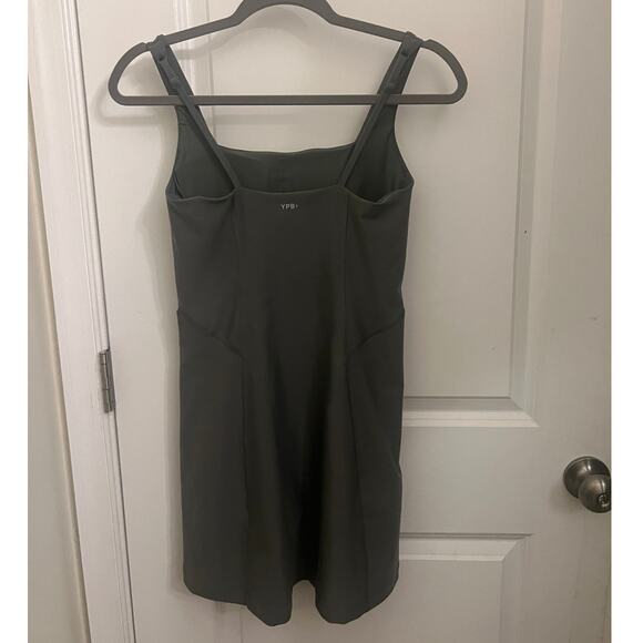 Abercrombie & Fitch YPB Green Sculptlux Mini Dress Tennis Sporty Golf Athleisure - Picture 4 of 9